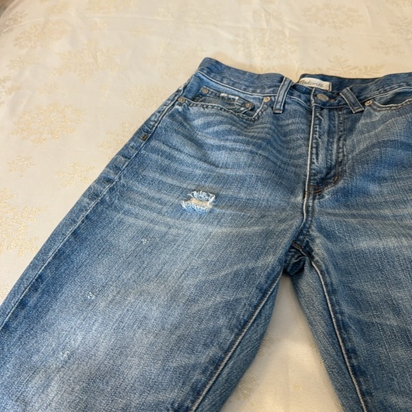 Madwell Rigid Skinny Distressed Cotton High Rise size 27 - Picture 3 of 7